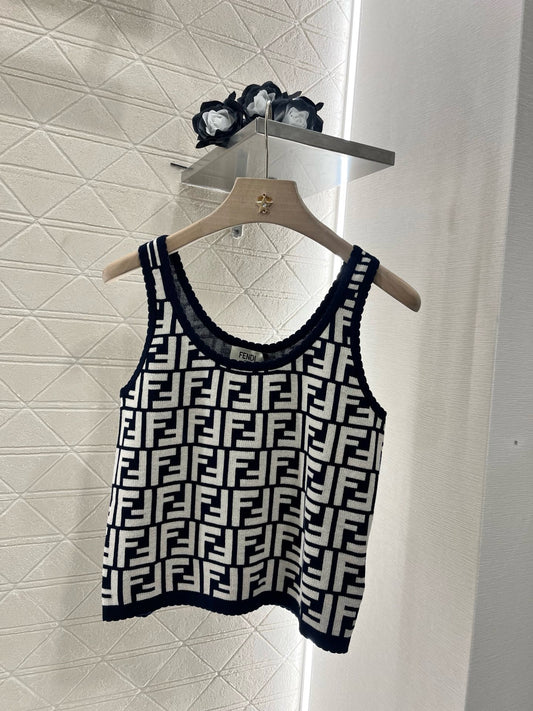 New Jacquard Knit Vest