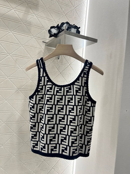New Jacquard Knit Vest