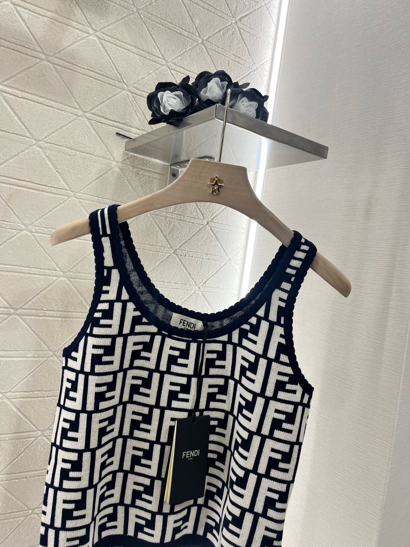 New Jacquard Knit Vest
