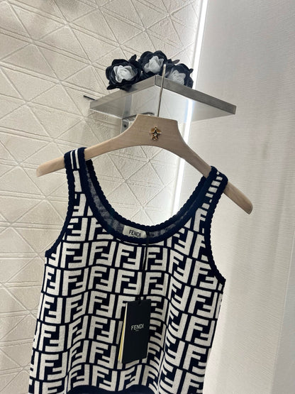 New Jacquard Knit Vest