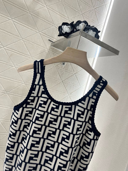 New Jacquard Knit Vest