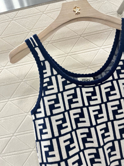 New Jacquard Knit Vest