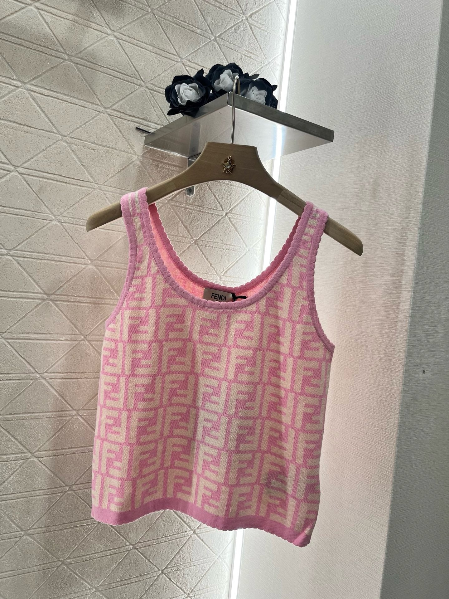 New Jacquard Knit Vest