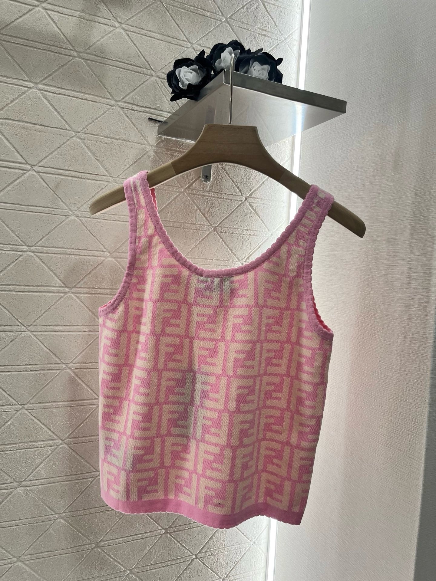 New Jacquard Knit Vest