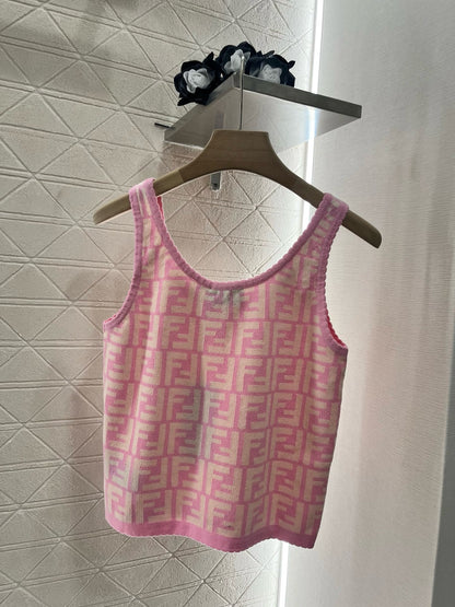 New Jacquard Knit Vest