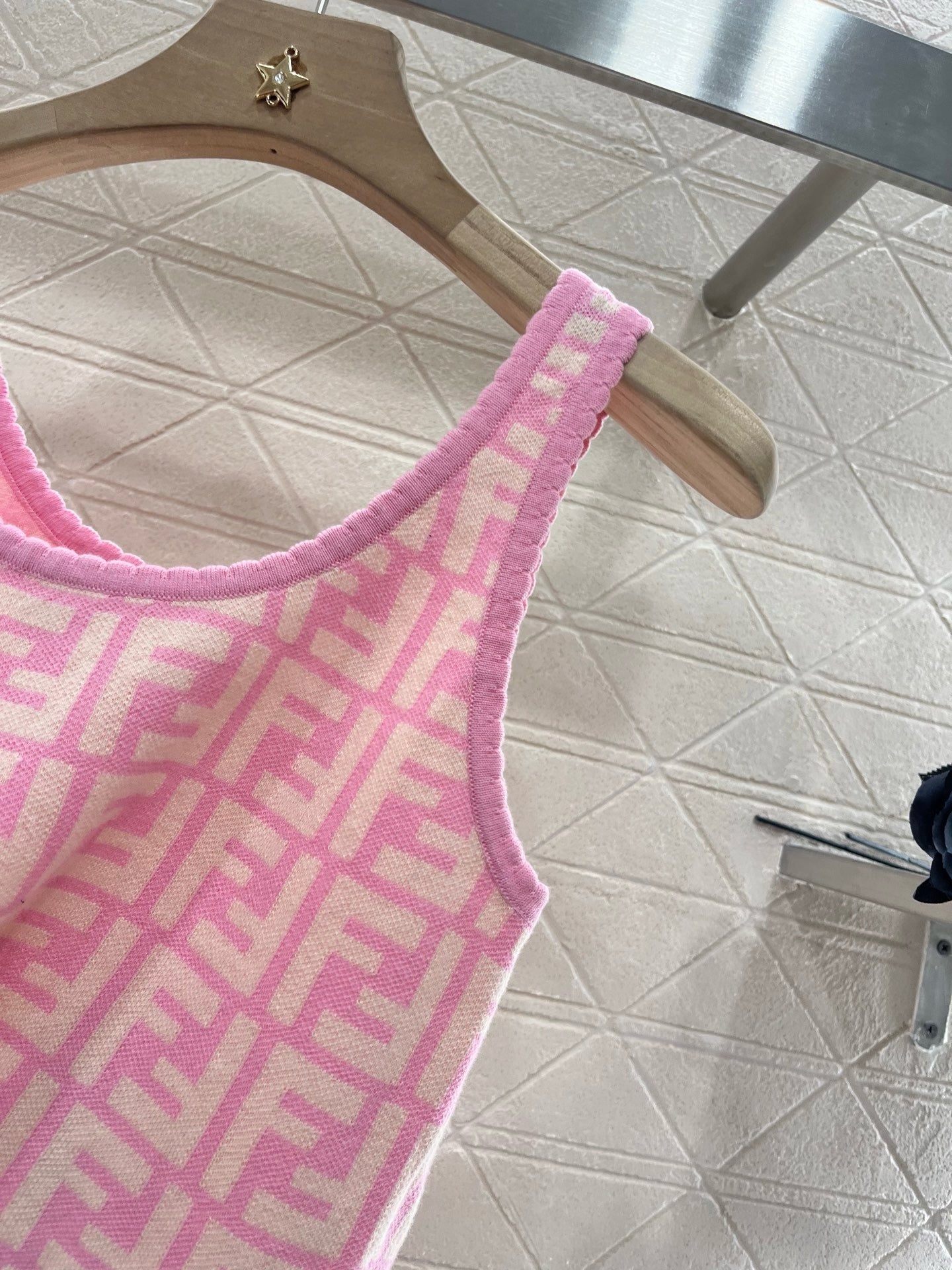 New Jacquard Knit Vest
