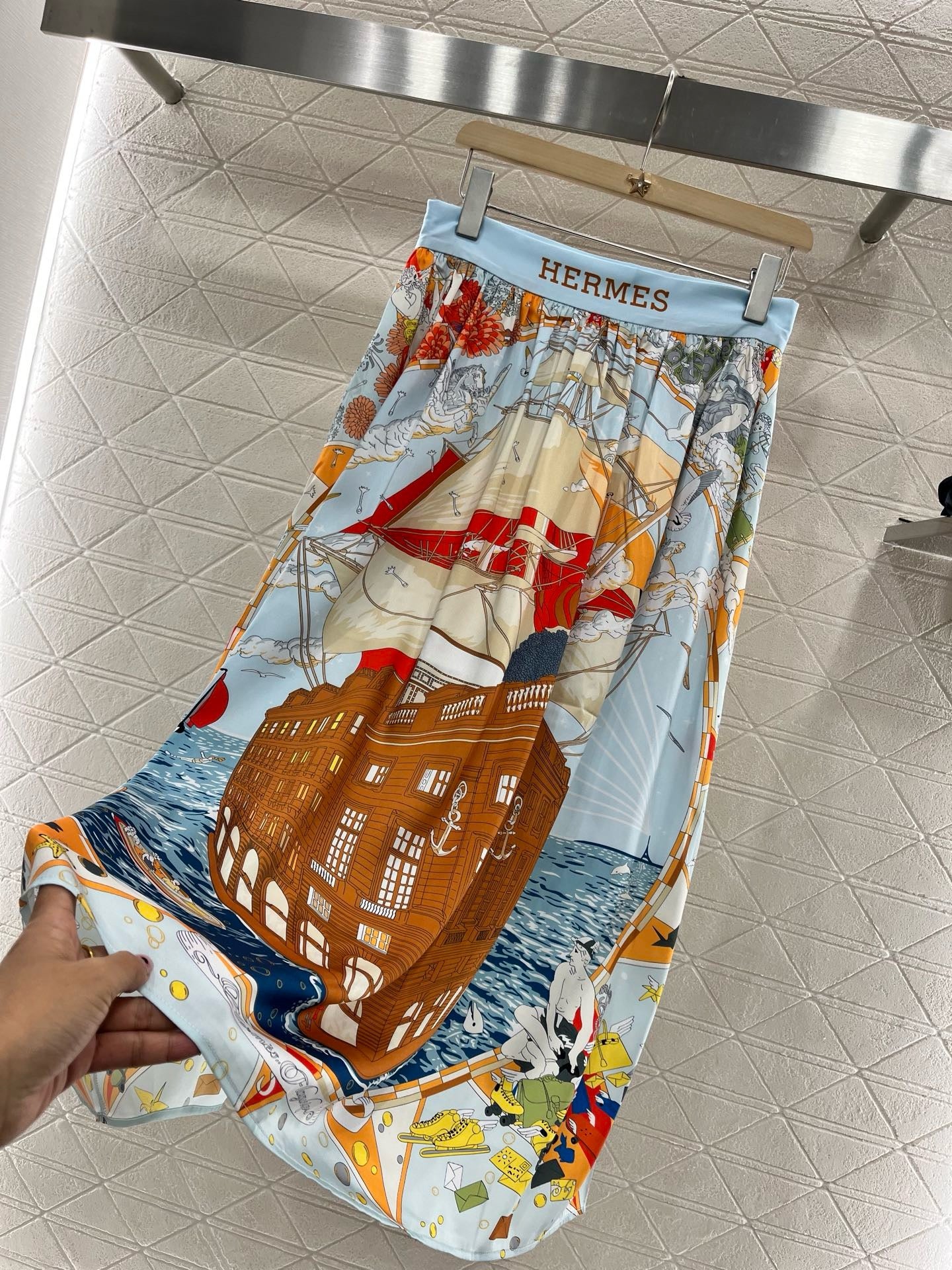 new product active full print retro skirt