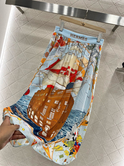 new product active full print retro skirt