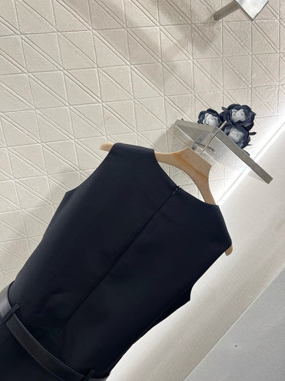 MI*MI*New Pocket Vest Dress