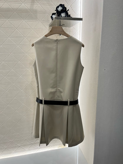 MI*MI*New Pocket Vest Dress