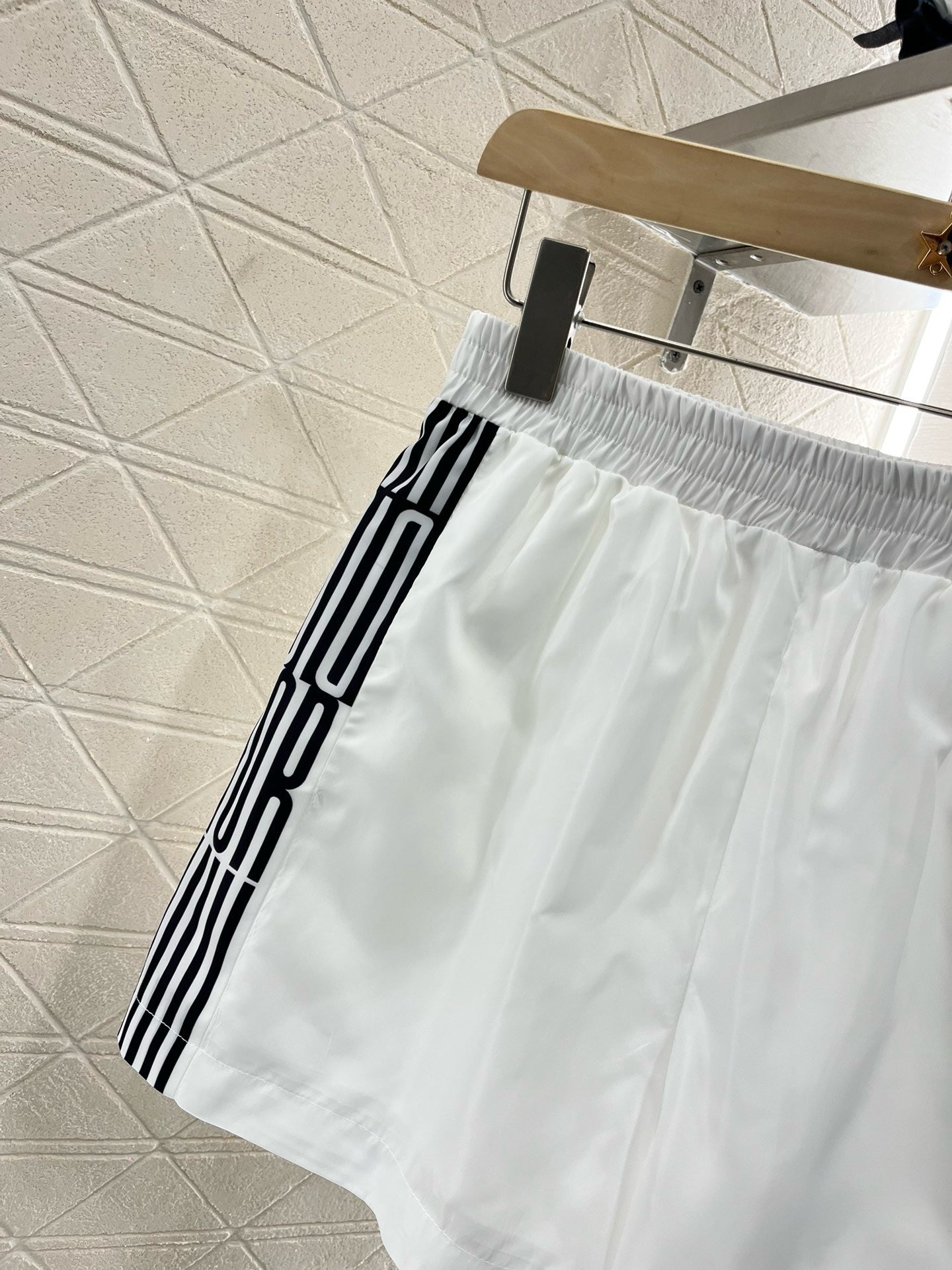 2025 New Letter Short Zipper Suit