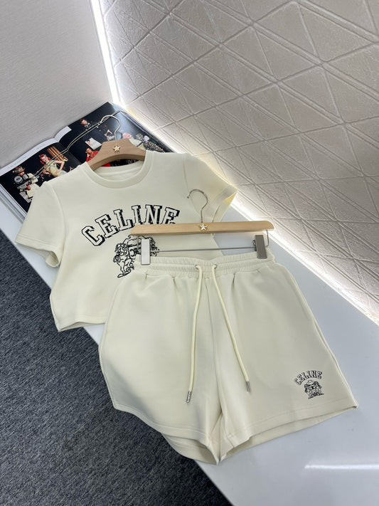 2025 New Round Neck Printed Suit