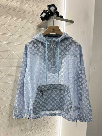 2025SS New Jacquard Hooded Suit