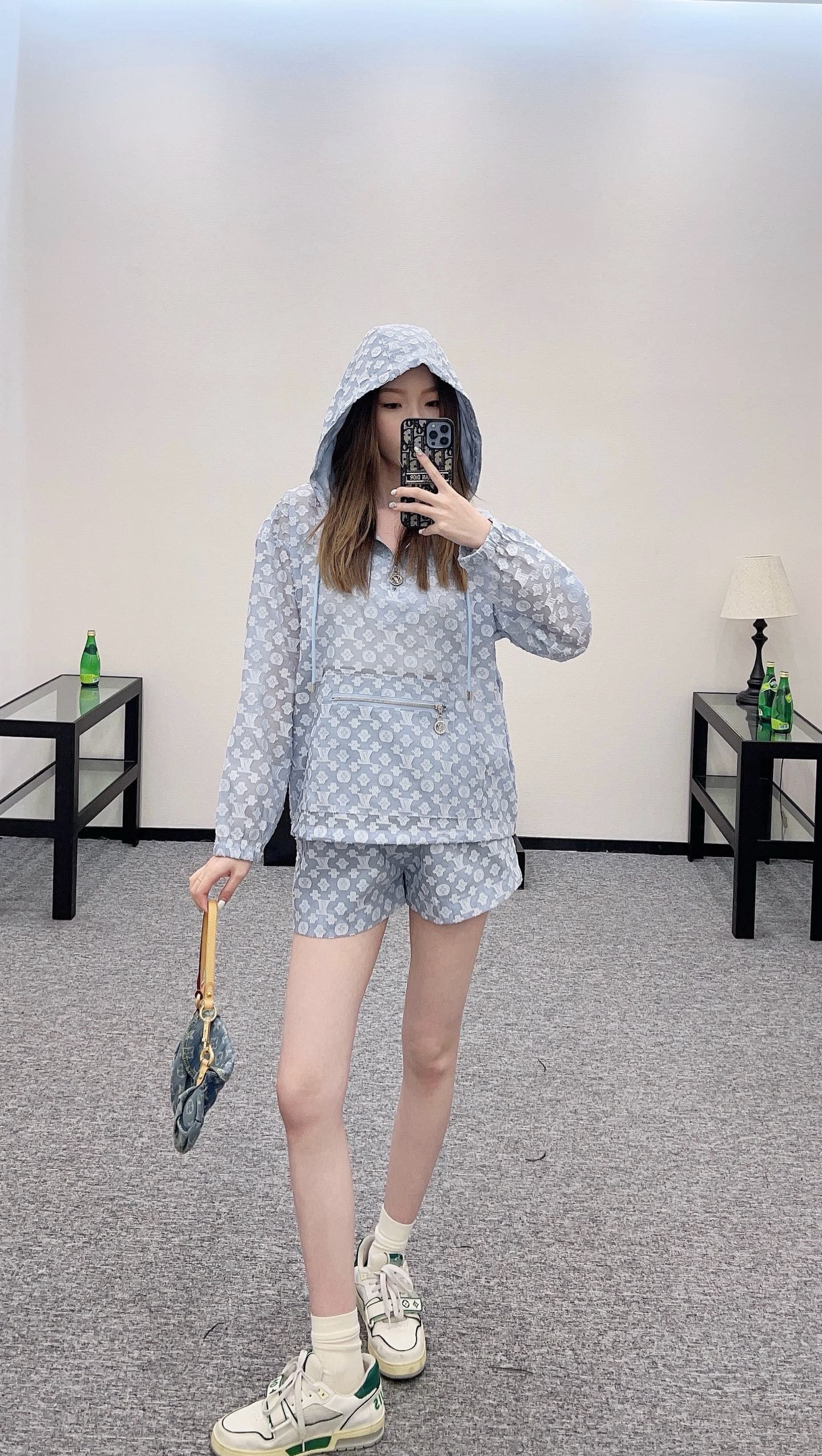2025SS New Jacquard Hooded Suit