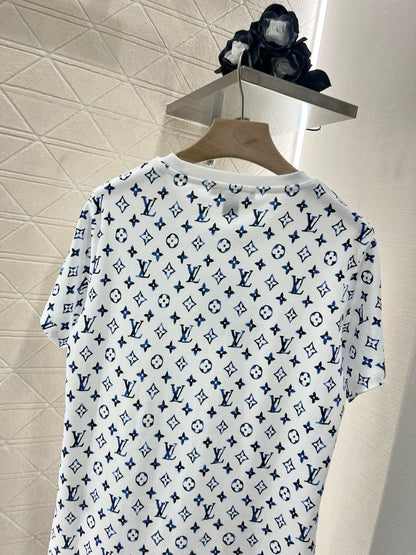 L*2025SS New Round Neck Printed Chain
