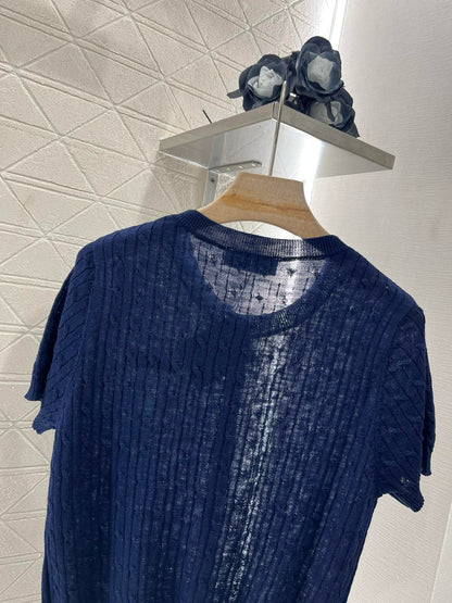 MI*MI*New Arrival Knitted Short Sleeve Cardigan