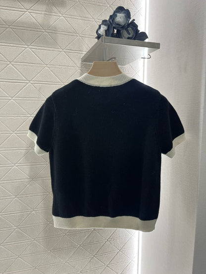 C* 2025SS New Arrival Knitted Short Sleeve Cardigan