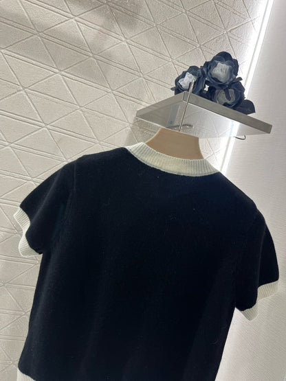 C* 2025SS New Arrival Knitted Short Sleeve Cardigan