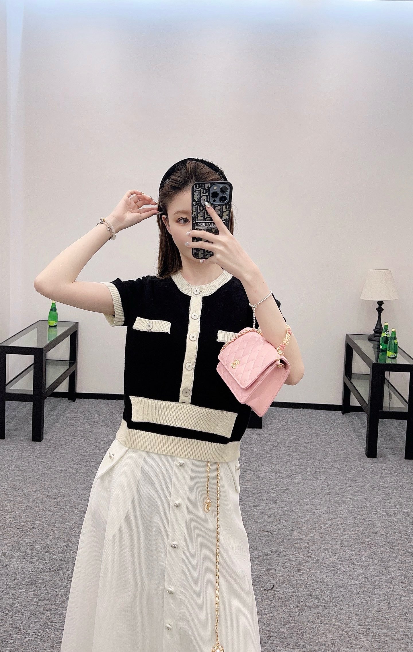 C* 2025SS New Arrival Knitted Short Sleeve Cardigan