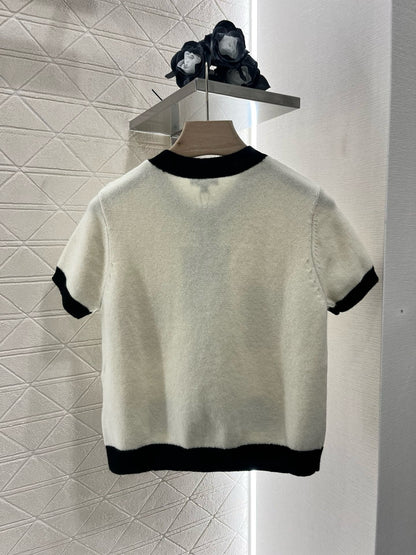C* 2025SS New Arrival Knitted Short Sleeve Cardigan
