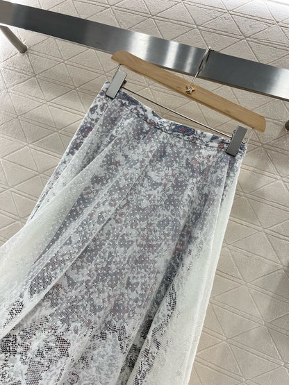 New arrival mesh lace skirt