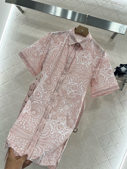 D*New Arrivals Graphic Print Shirt Dress