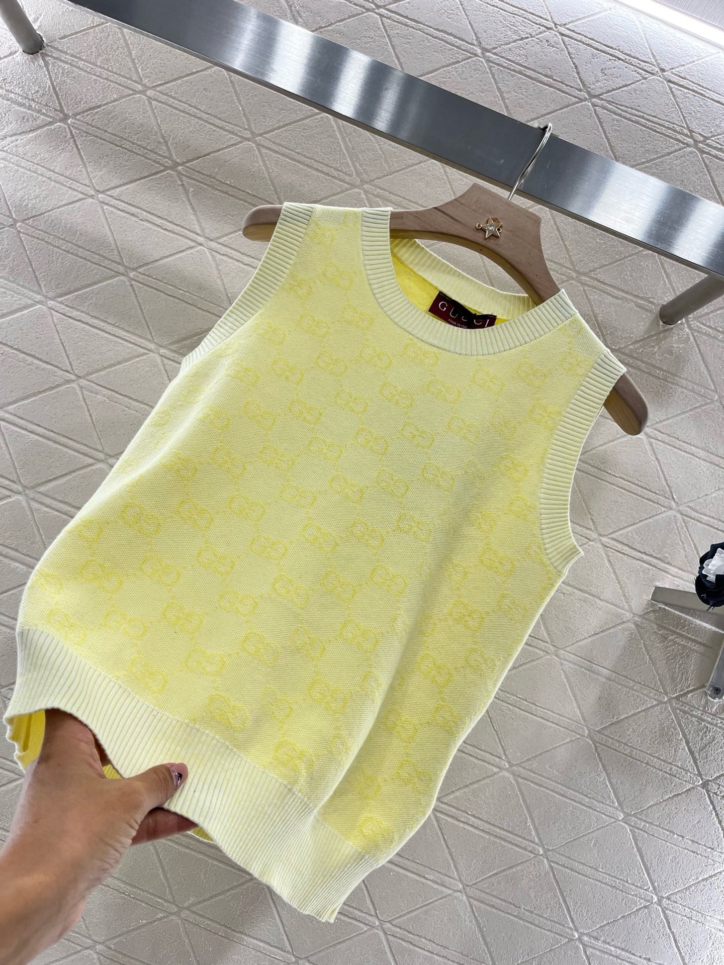 New Arrival Jacquard Knitted Vest