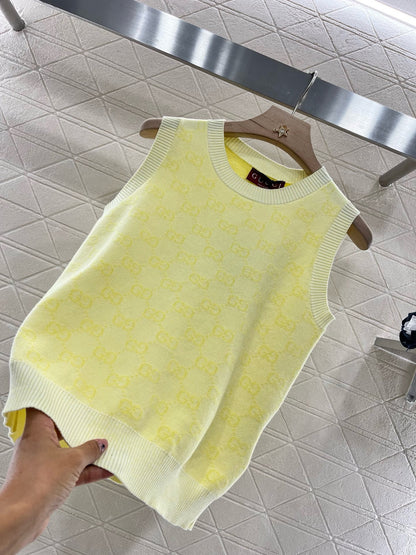 New Arrival Jacquard Knitted Vest