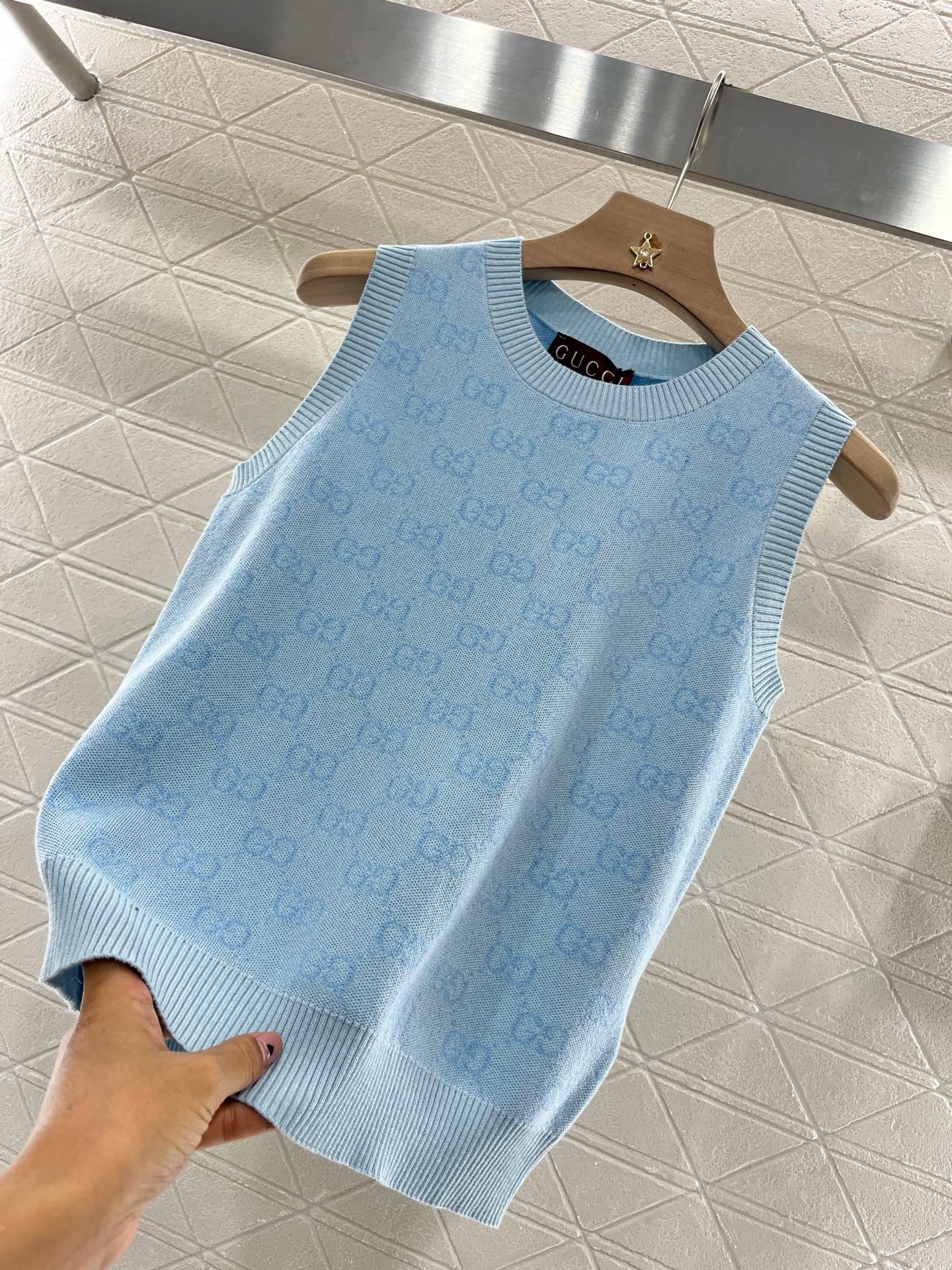 New Arrival Jacquard Knitted Vest