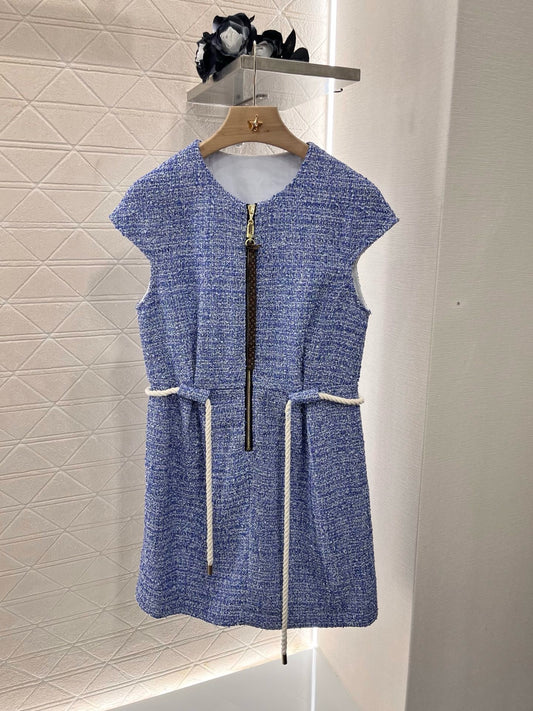 L*New Arrivals Waistline Slub Dress