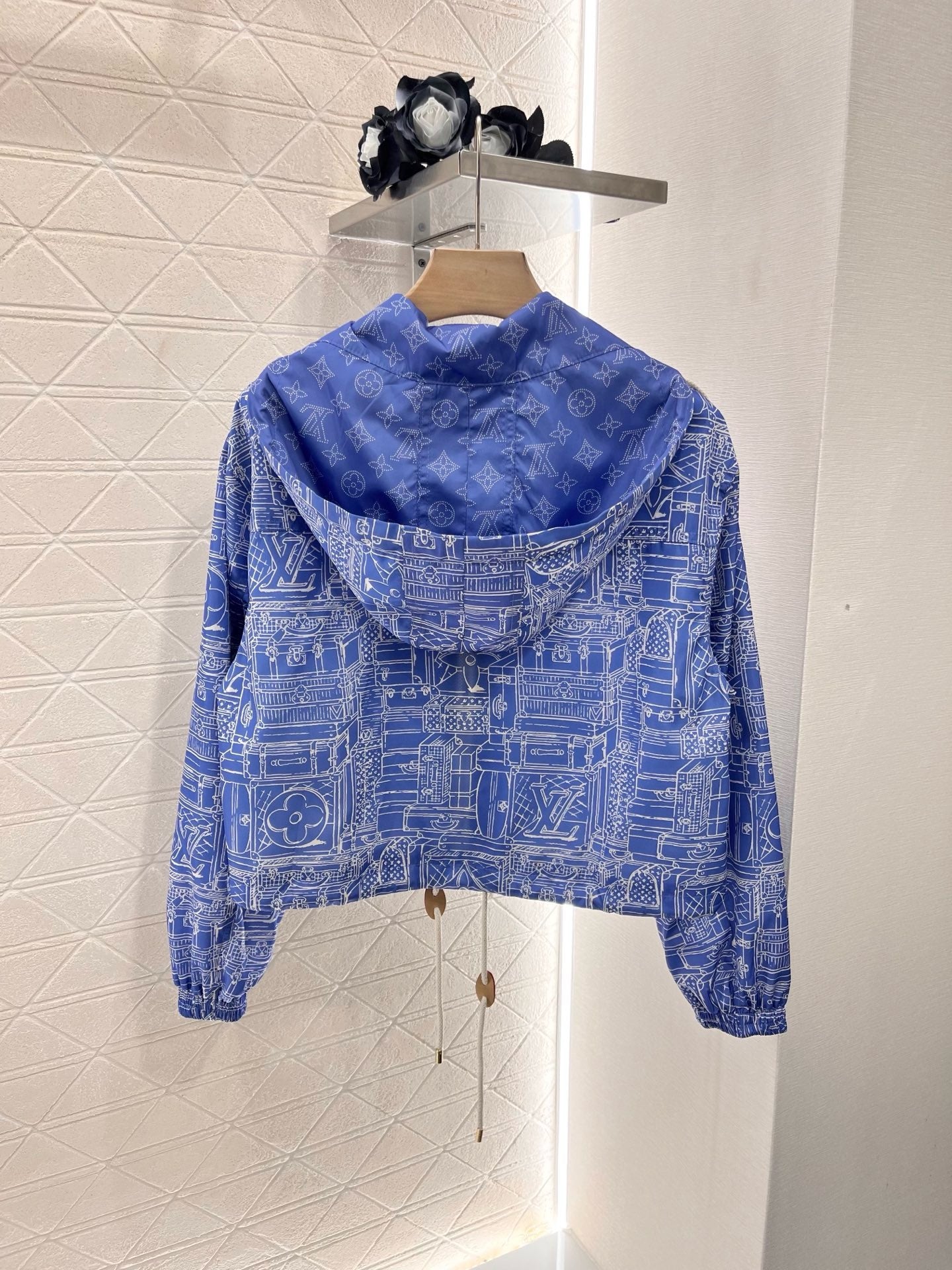 L*2025SS New Hooded Printed Jacket