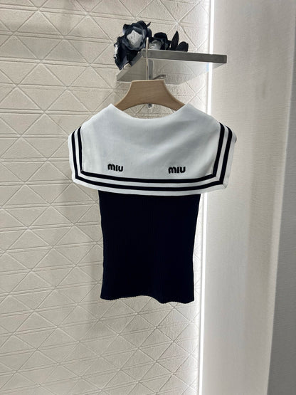 MI*MI*New Arrival Shawl Ribbon Bow Knitted Short Sleeve