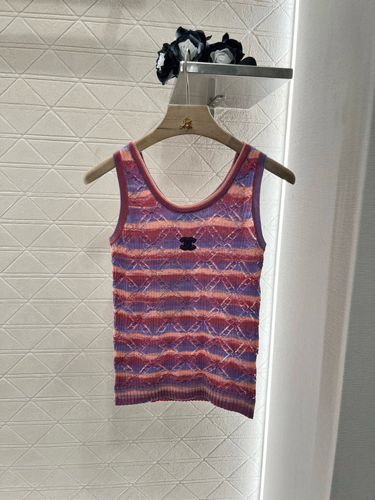 C* New Striped Vest