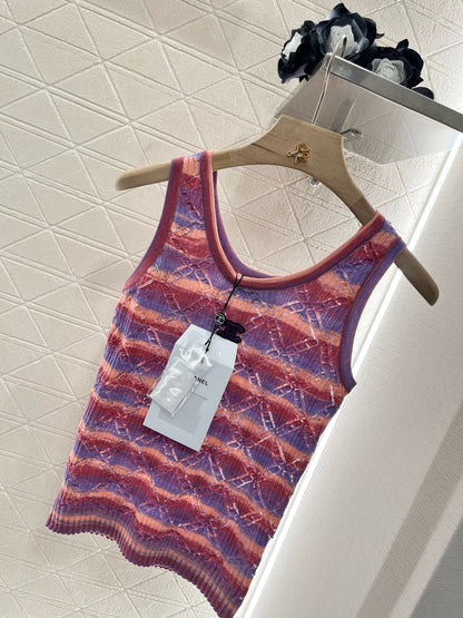 C* New Striped Vest