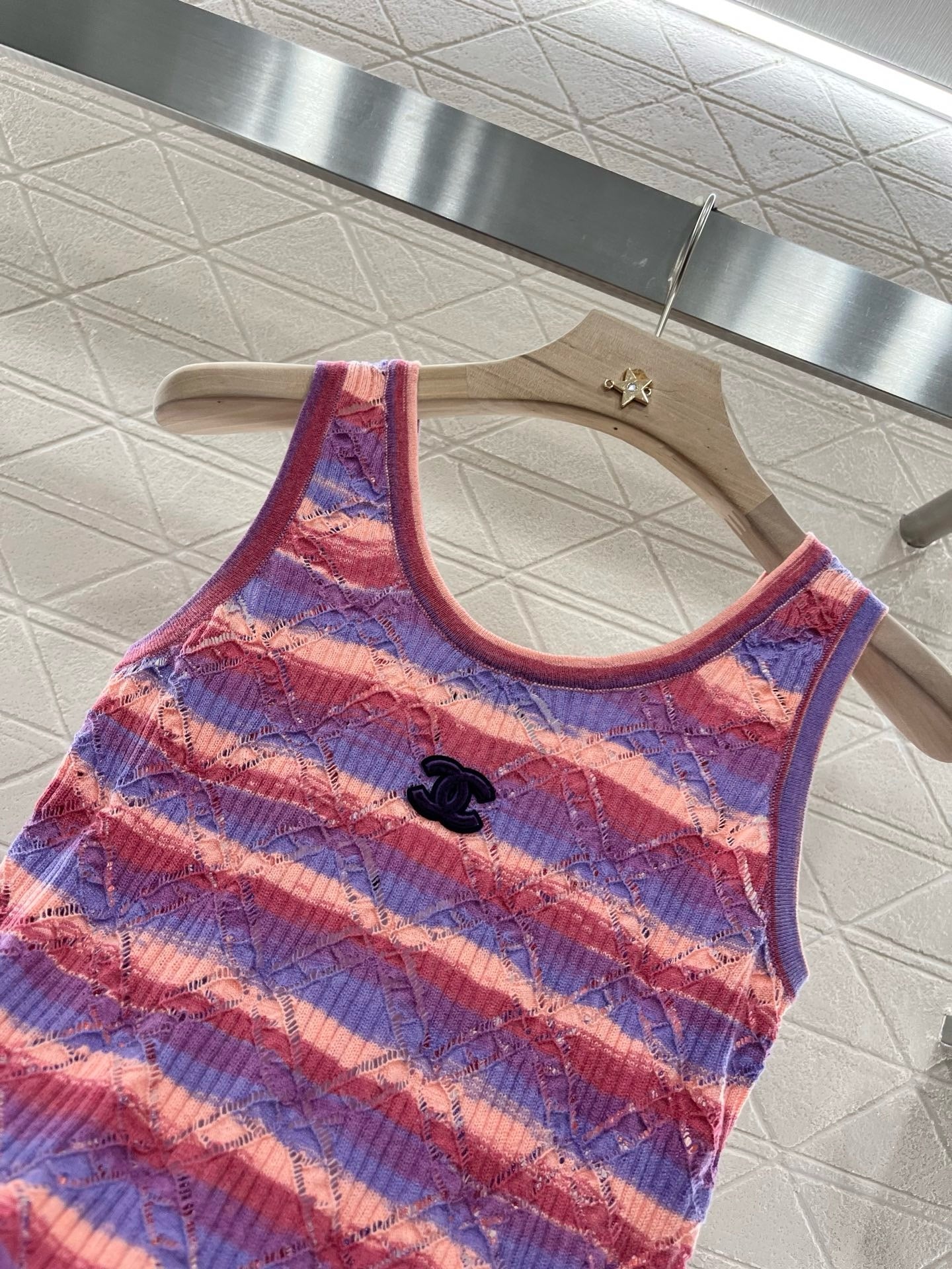 C* New Striped Vest