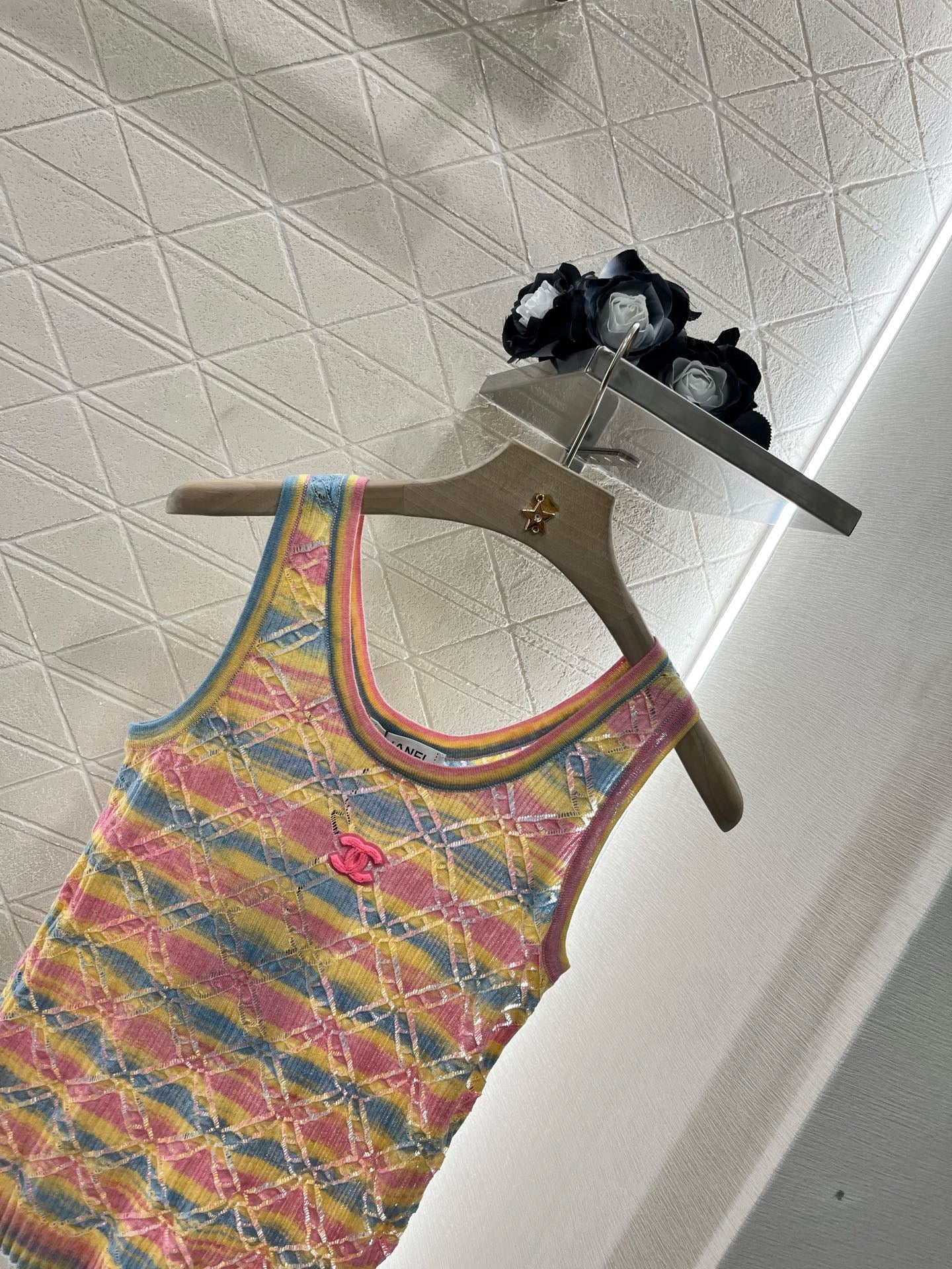 C* New Striped Vest