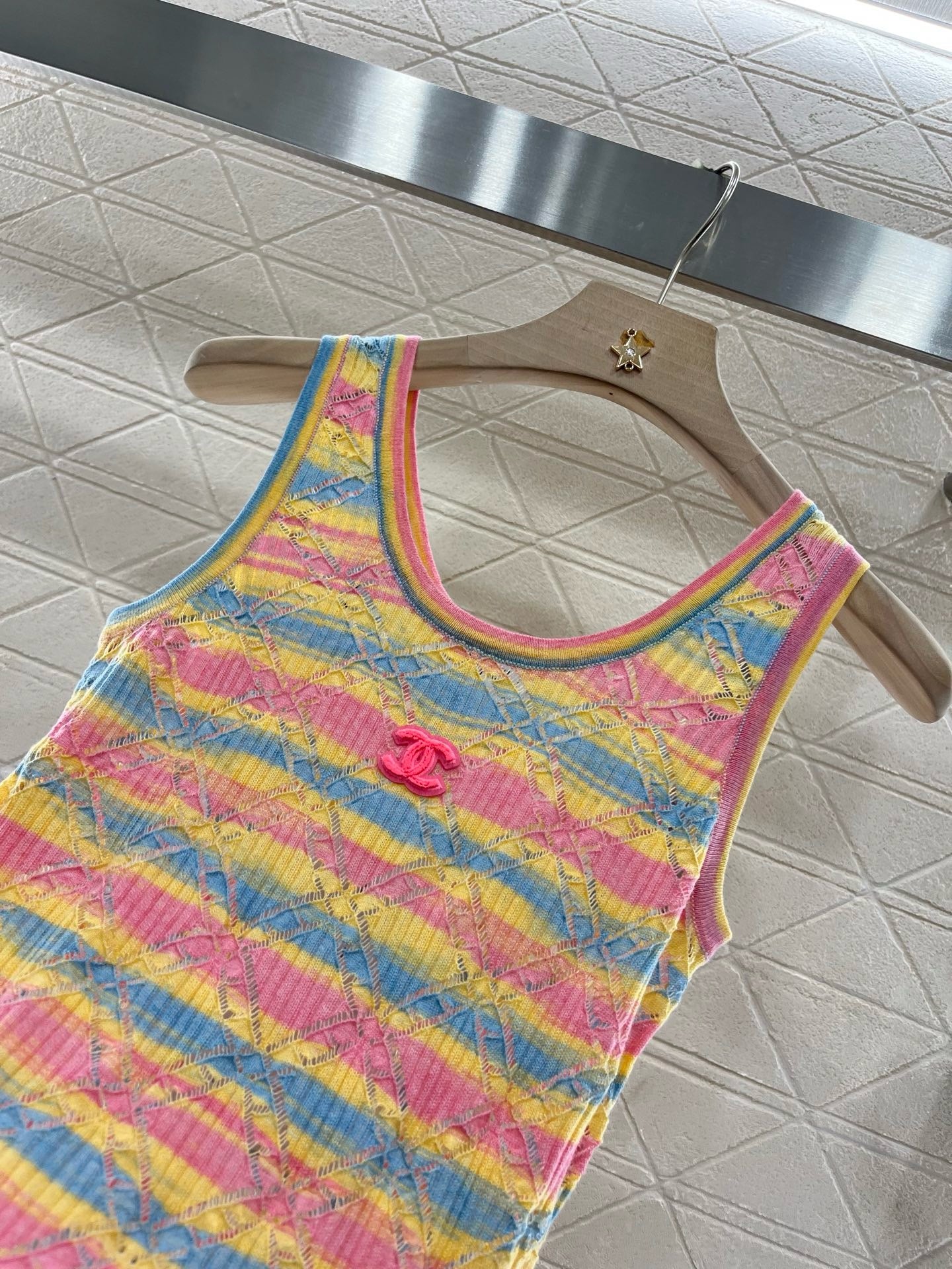 C* New Striped Vest