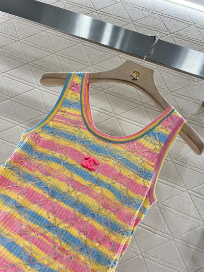 C* New Striped Vest