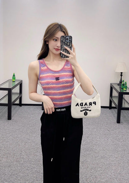 C* New Striped Vest