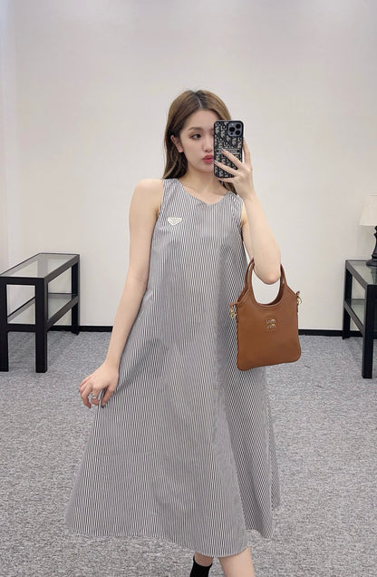 New Arrivals Striped Sleeveless Dress
