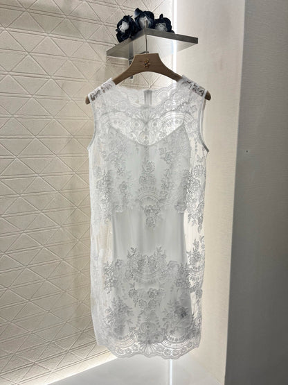 New Arrival Lace Three-Layer Dress