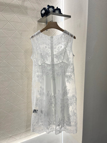 New Arrival Lace Three-Layer Dress