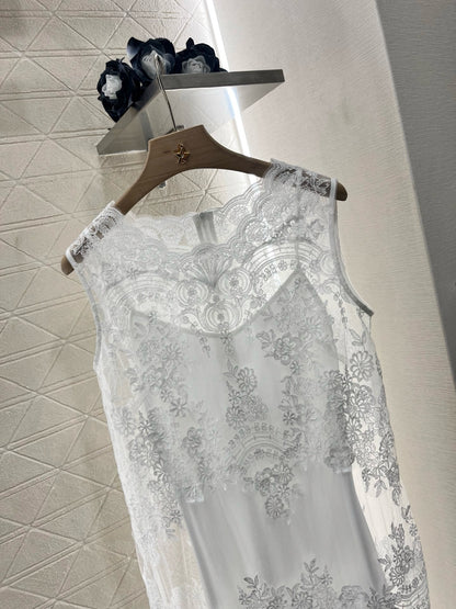 New Arrival Lace Three-Layer Dress