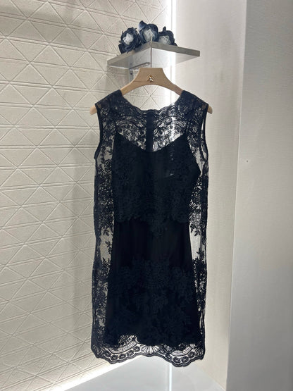 New Arrival Lace Three-Layer Dress