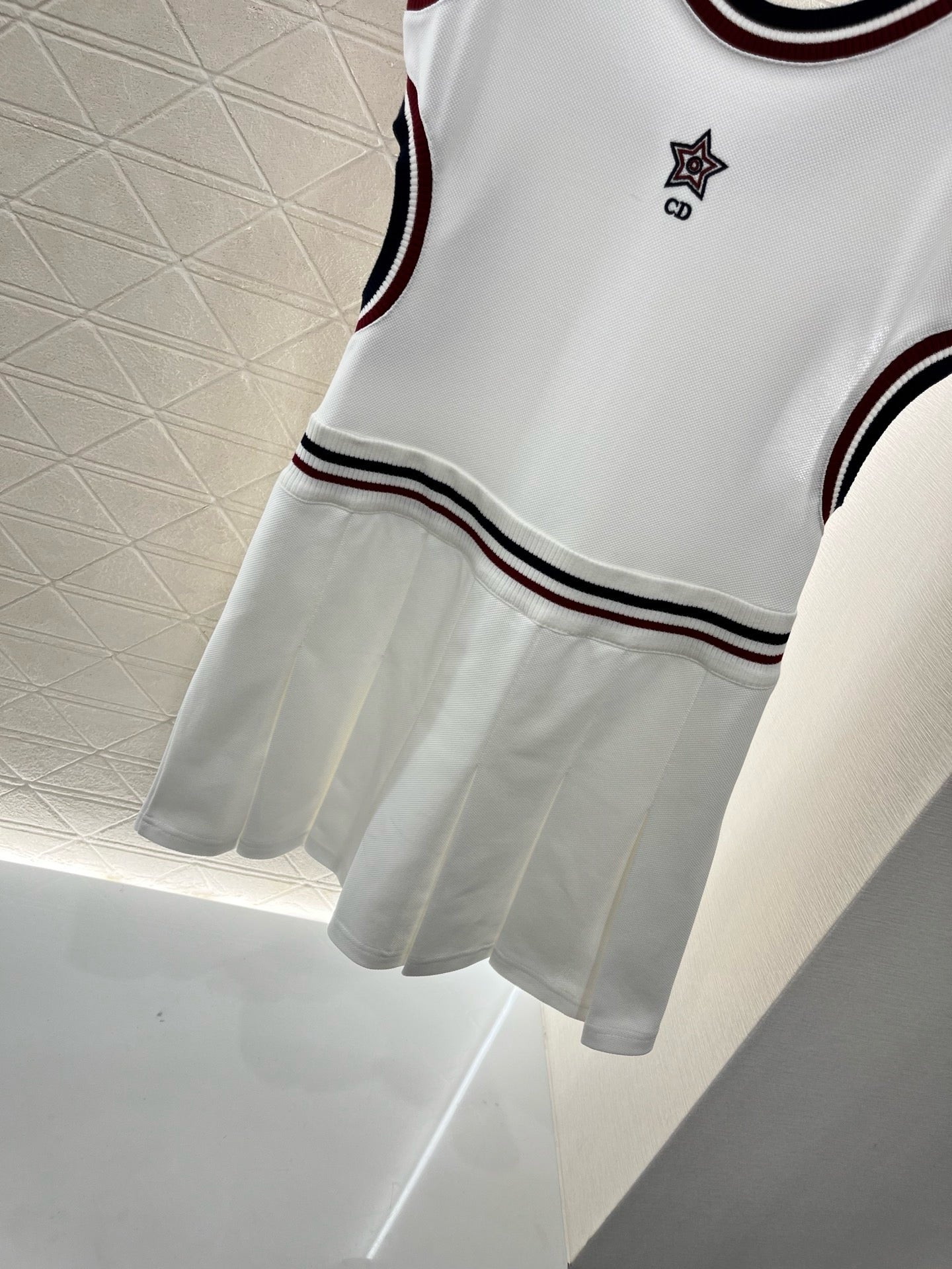 D*New Arrival Striped Cut-Out Vest Dress