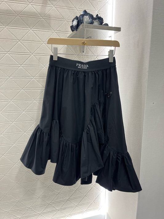 New Arrivals Black Web Skirt