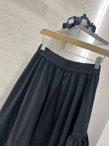 New Arrivals Black Web Skirt