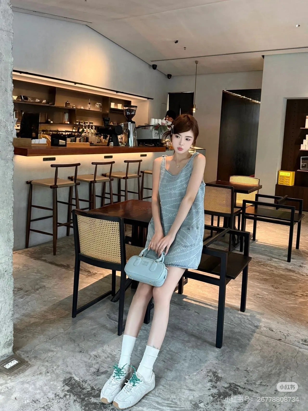 C*New Arrival 2025ss Denim Vest Dress