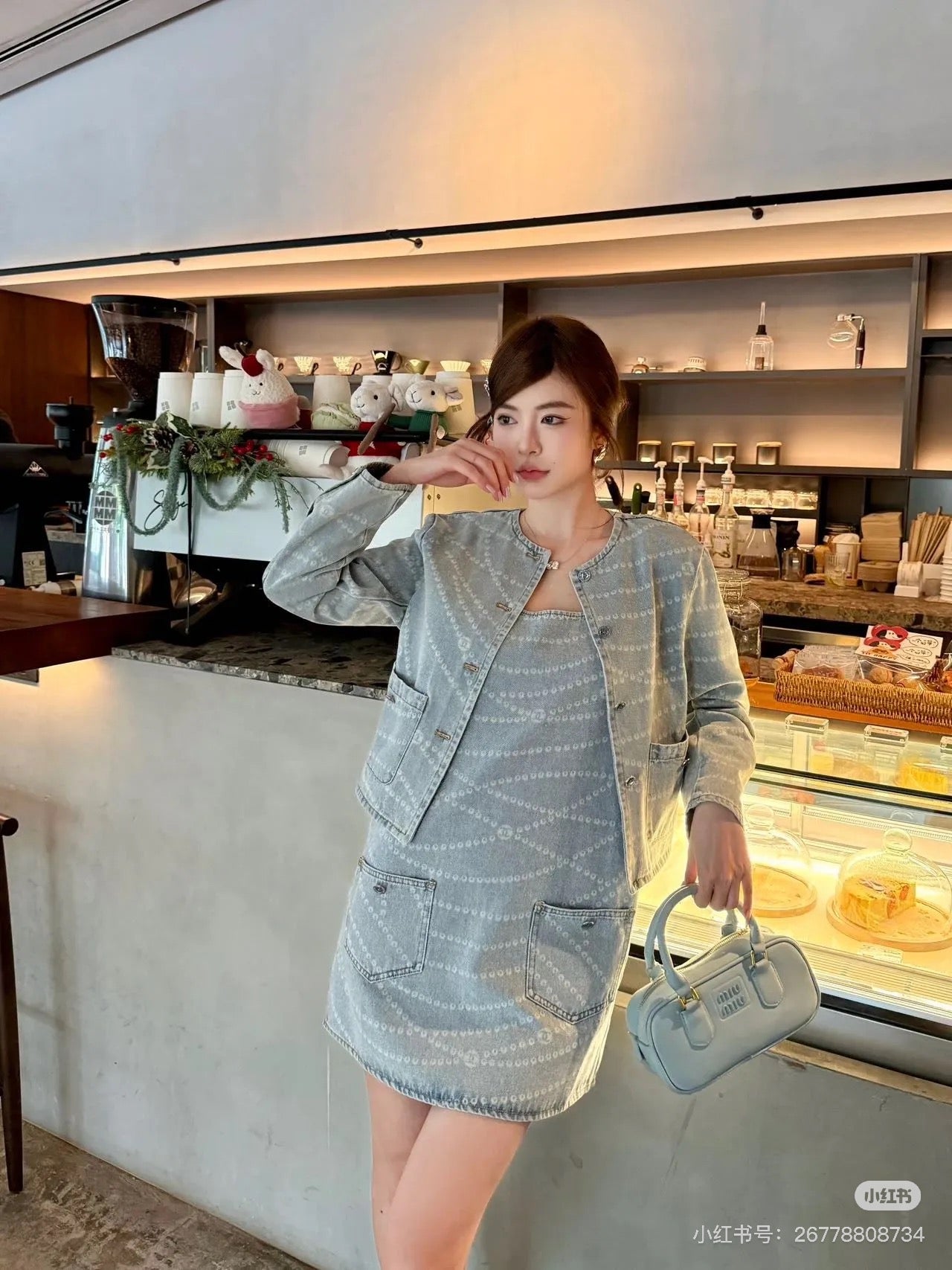 C*New Arrival 2025ss Denim Vest Dress