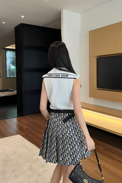 D*New Sleeveless Low-key Fashion Dress